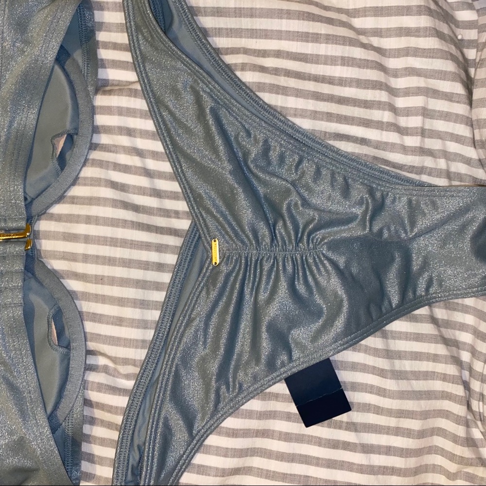 Hollister mint blue two piece bikini swim set - Picture 7 of 12